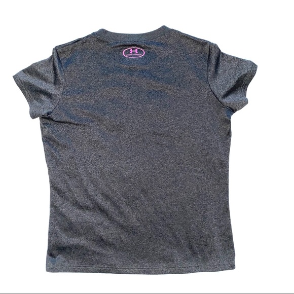Under Armour | Girls Big Logo Heat Gear Shirt - Picture 5 of 5